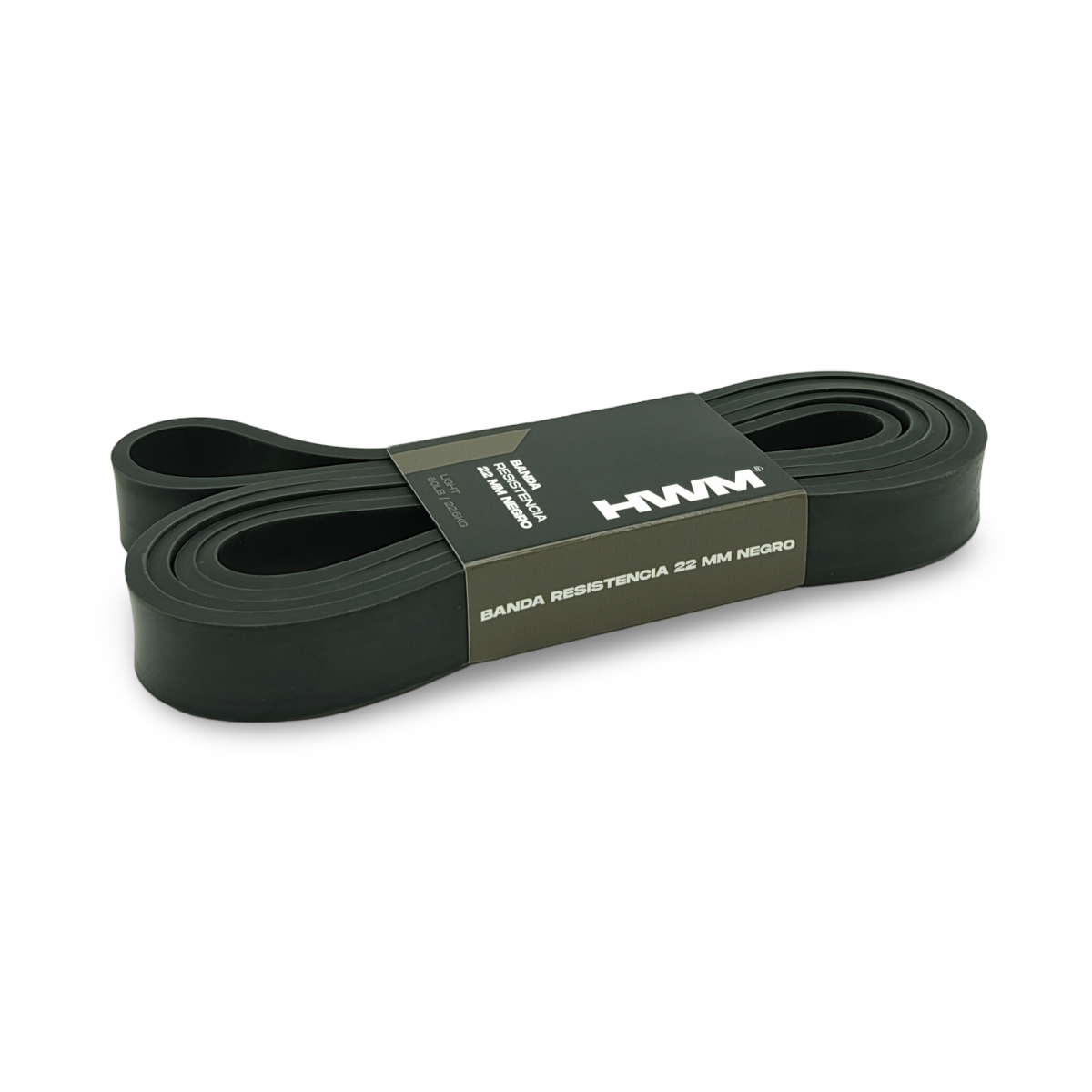 Banda de Resistencia Light 22mm 50Lbs Negro / HWM® — vista 3