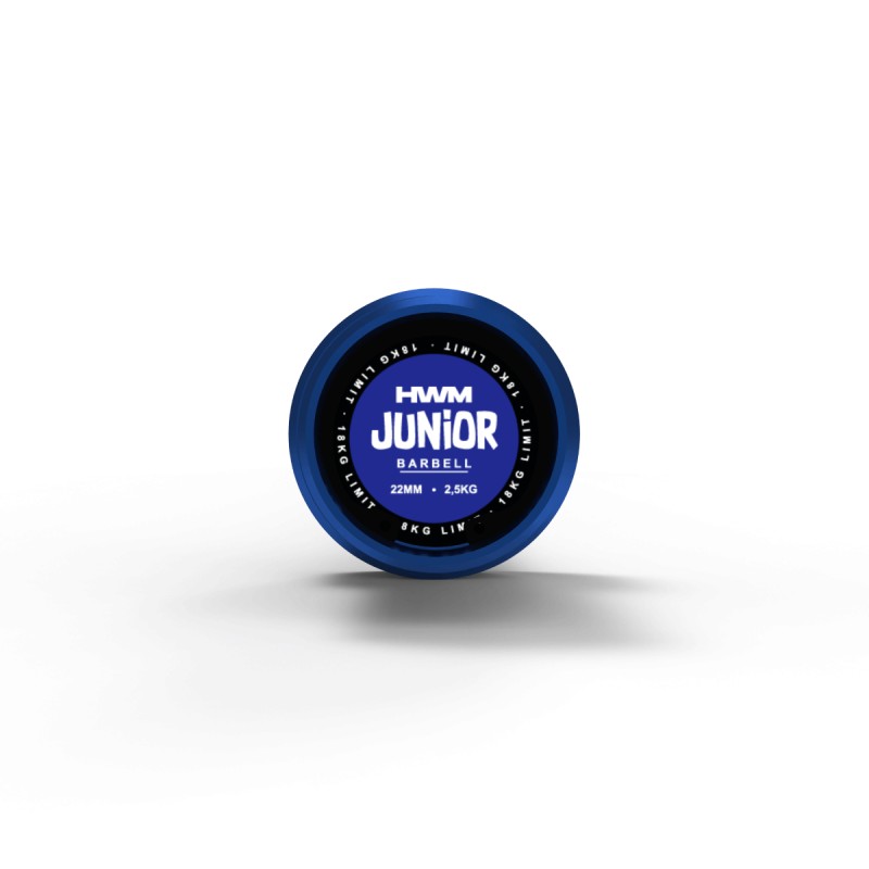 Barra Olímpica 2.2kg Junior Series (Azul) / HWM — vista 5