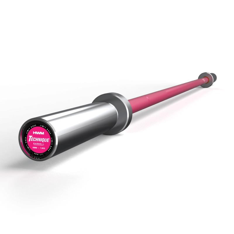 Barra Olímpica 7,5kg Pink Technique Series / HWM — vista 2