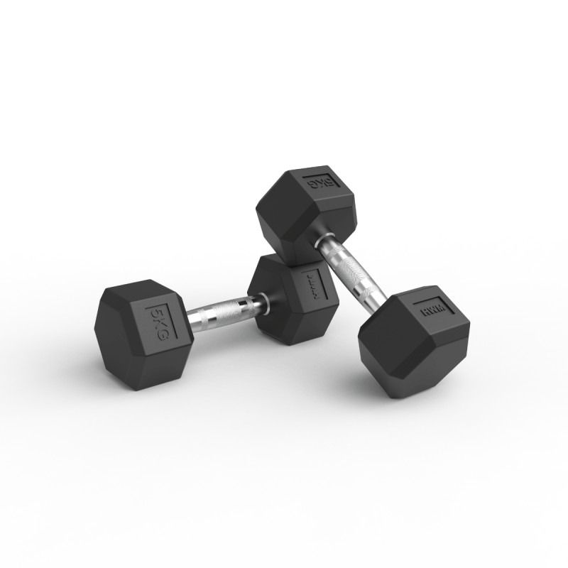 Par Mancuernas Hexagonales 5kg / HWM® — vista 2