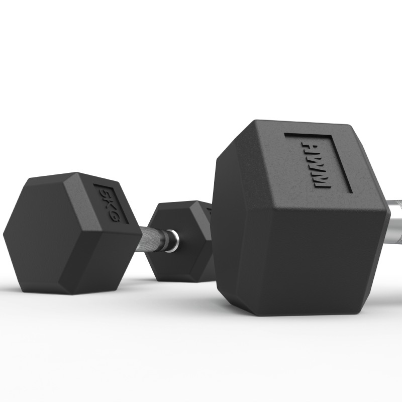 Par Mancuernas Hexagonales 5kg / HWM® — vista 5