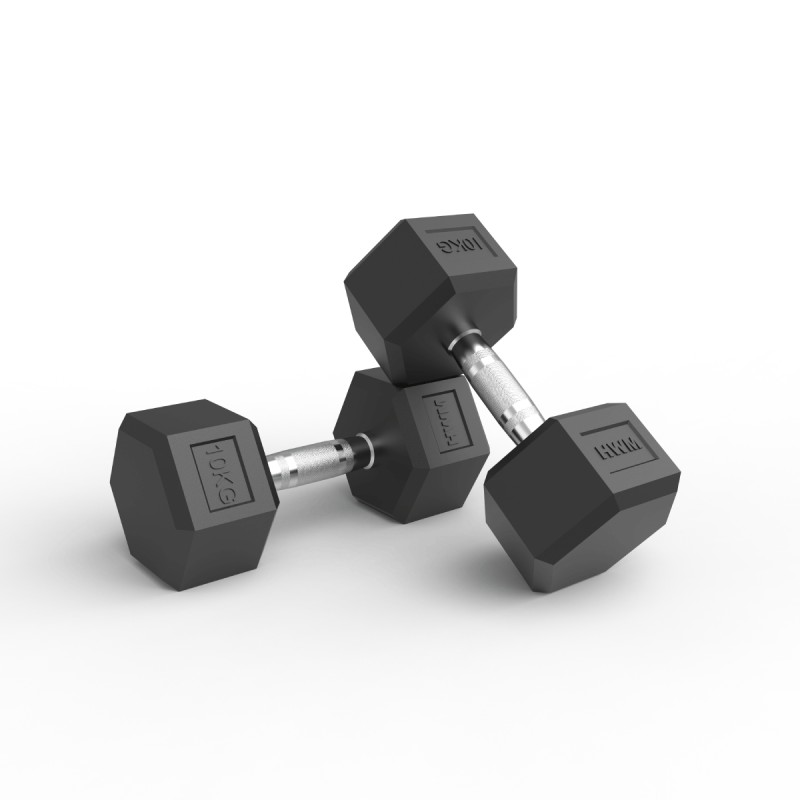 Par Mancuernas Hexagonales 10kg / HWM® — vista 2