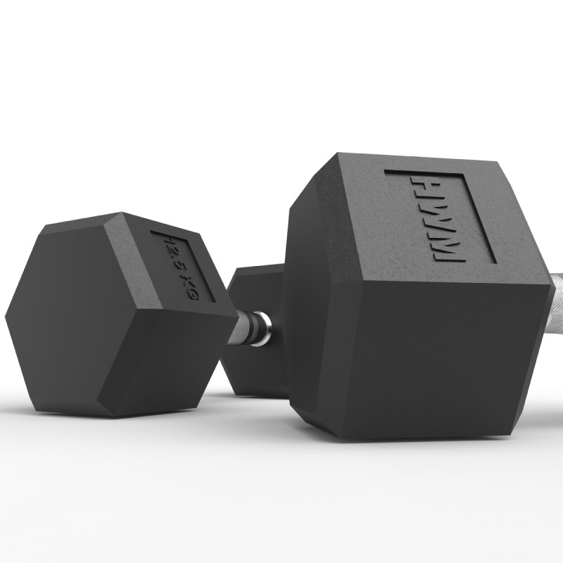 Par Mancuernas Hexagonales 12.5kg / HWM® — vista 5