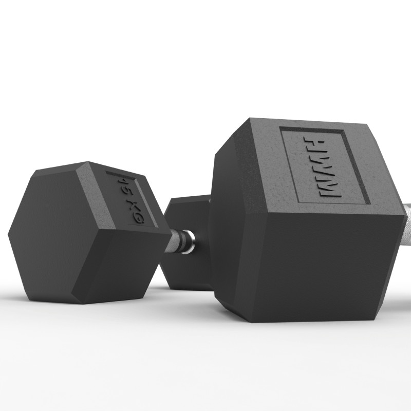 Par Mancuernas Hexagonales 15kg / HWM® — vista 5