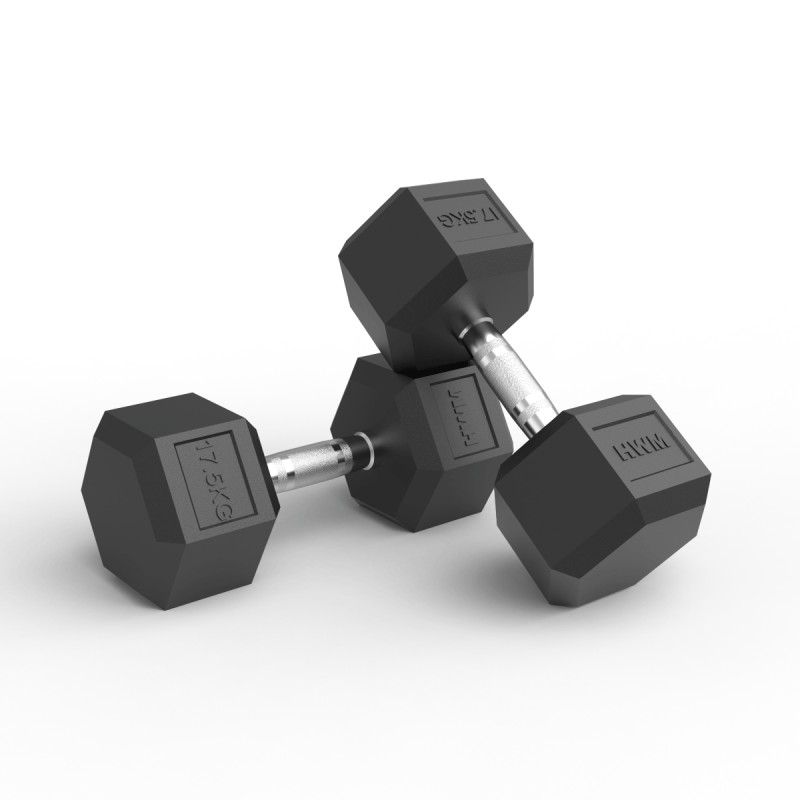Par Mancuernas Hexagonales 17.5kg / HWM® — vista 2