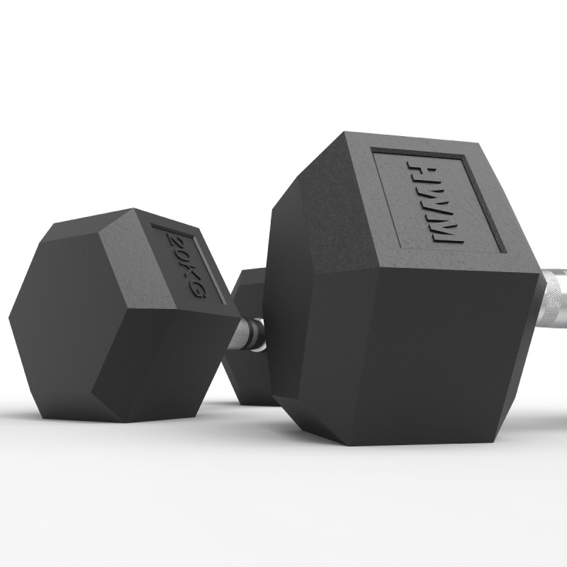 Par Mancuernas Hexagonales 20kg / HWM® — vista 5