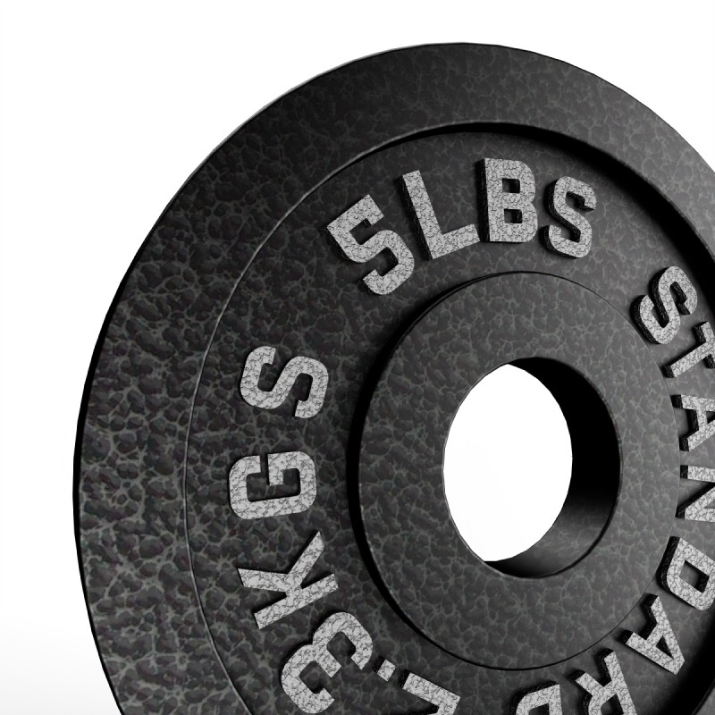 Par Discos Olímpicos 5lb / Barbell Standard — vista 4
