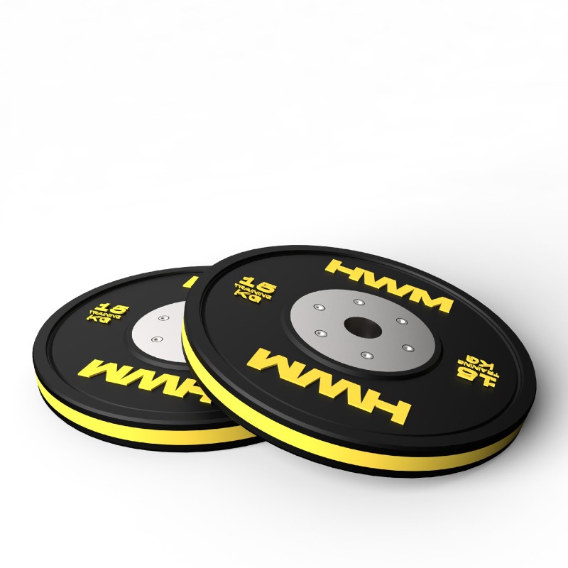 Par Bumper Plates Color Stripe 15kg / HWM® — vista 2