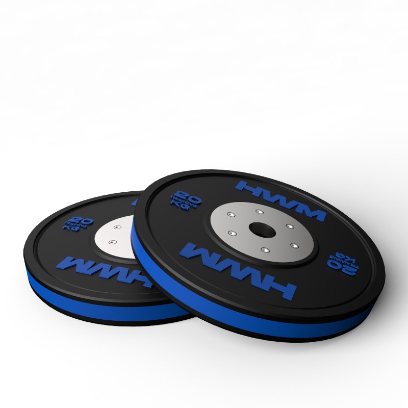 Par Bumper Plates Color Stripe 20kg / HWM® — vista 2