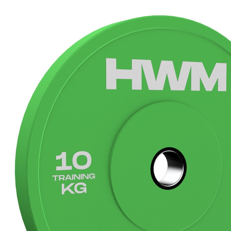 Par Bumper Plates Full Color 10kg / HWM® — vista 3
