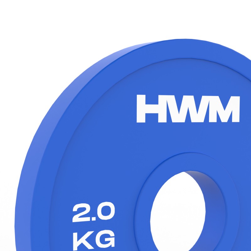 Par Discos Olímpicos Fraccionales 2.0kg / HWM® — vista 3