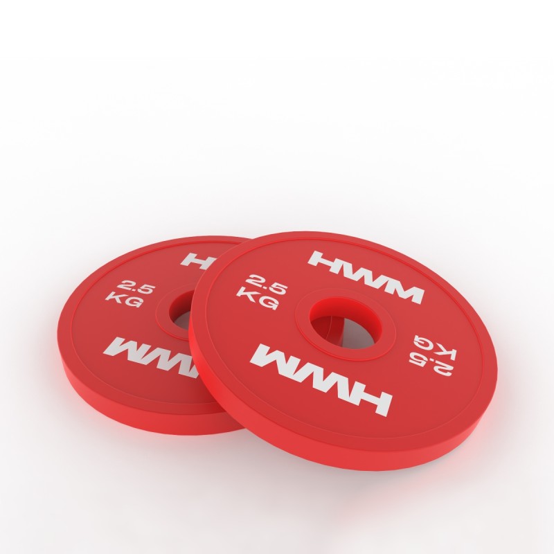 Par Discos Olímpicos Fraccionales 2.5kg / HWM® — vista 2