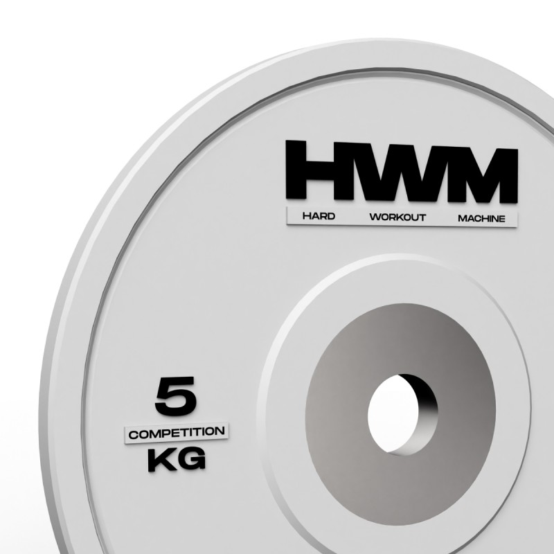 Par Bumper Plates Competición 5kg / HWM® — vista 3