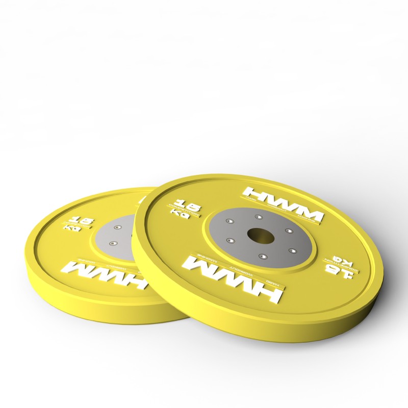 Par Bumper Plates Competición 15kg / HWM® — vista 2
