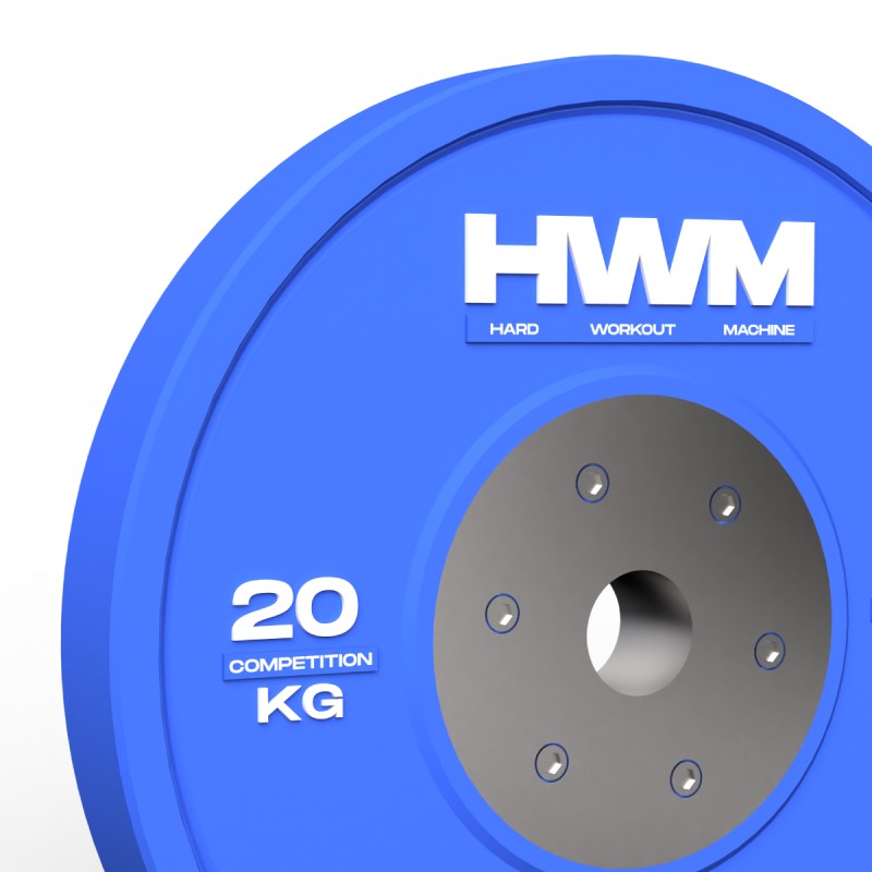 Par Bumper Plates Competición 20kg / HWM® — vista 3