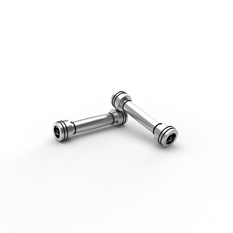 Par Mancuernas Hard Chrome 1kg / Obelix — vista 2