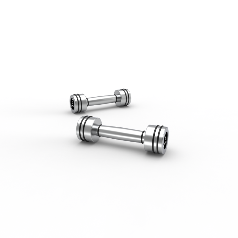 Par Mancuernas Hard Chrome 2kg / Obelix — vista 5