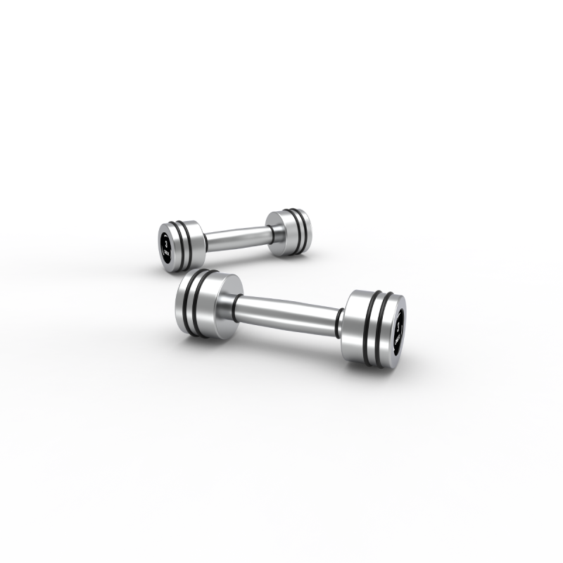 Par Mancuernas Hard Chrome 3kg / Obelix — vista 5