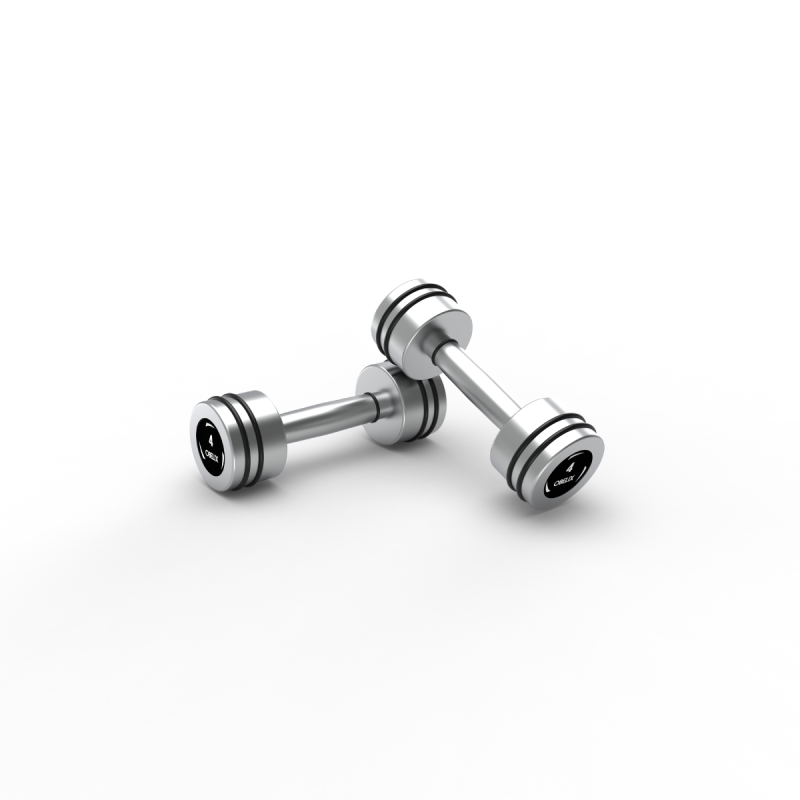 Par Mancuernas Hard Chrome 4kg / Obelix — vista 2