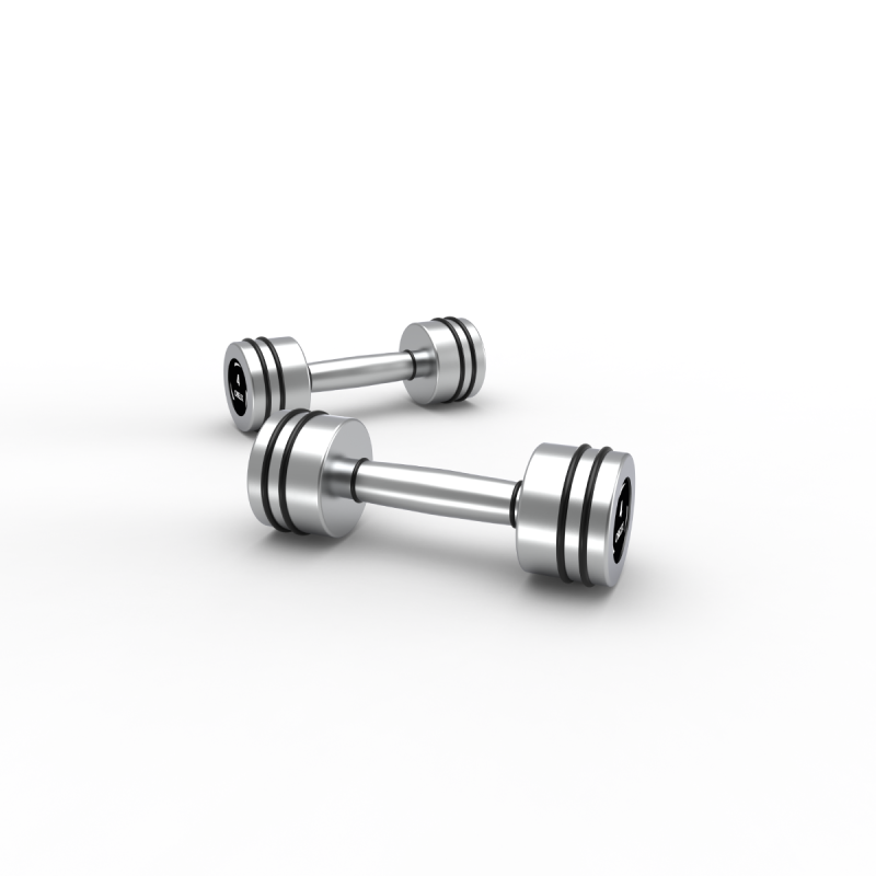 Par Mancuernas Hard Chrome 4kg / Obelix — vista 5
