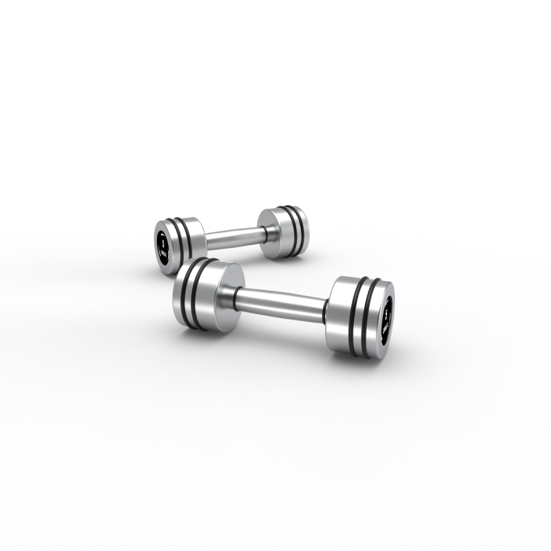 Par Mancuernas Hard Chrome 5kg / Obelix — vista 5