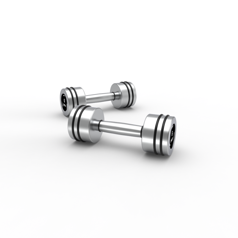 Par Mancuernas Hard Chrome 6kg / Obelix — vista 5