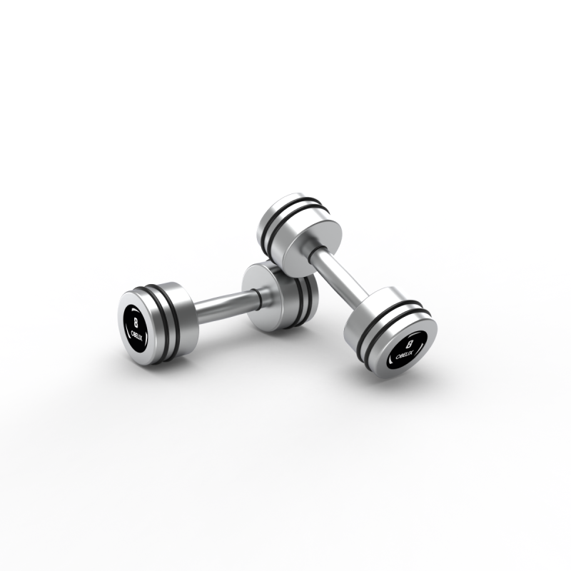 Par Mancuernas Hard Chrome 8kg / Obelix — vista 2