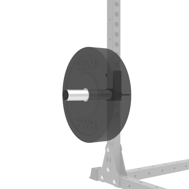 Par de Soportes Para Discos Olímpicos Accesorio Delta / HWM® — vista 2