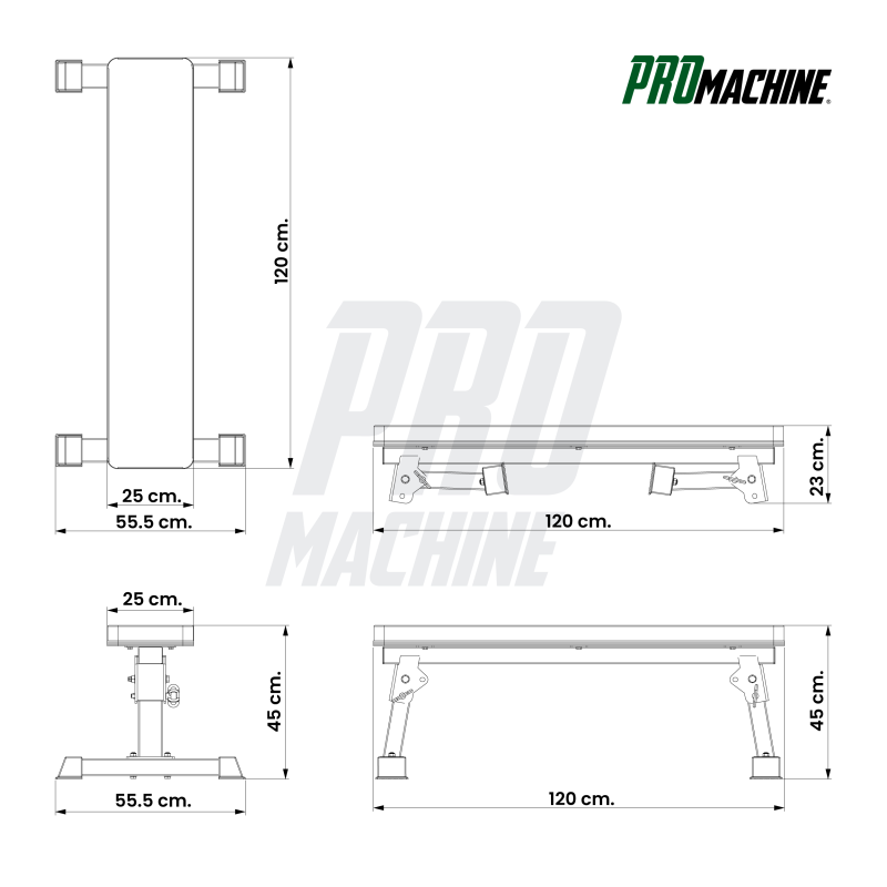 Banco Plano Plegable ZR Series / PROmachine — vista 6