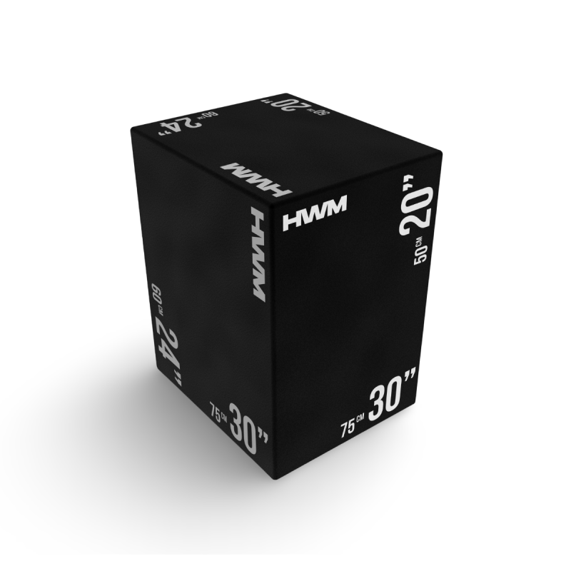 Cajón Pliométrico Acolchado 3 en 1 (75x50x60cm) / HWM® — vista 2