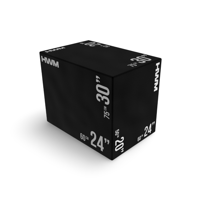 Cajón Pliométrico Acolchado 3 en 1 (75x50x60cm) / HWM® — vista 3