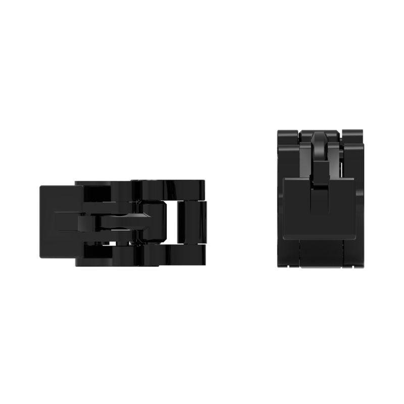 Par Collarines Olímpicos de PVC 50mm Negro / HWM® — vista 2