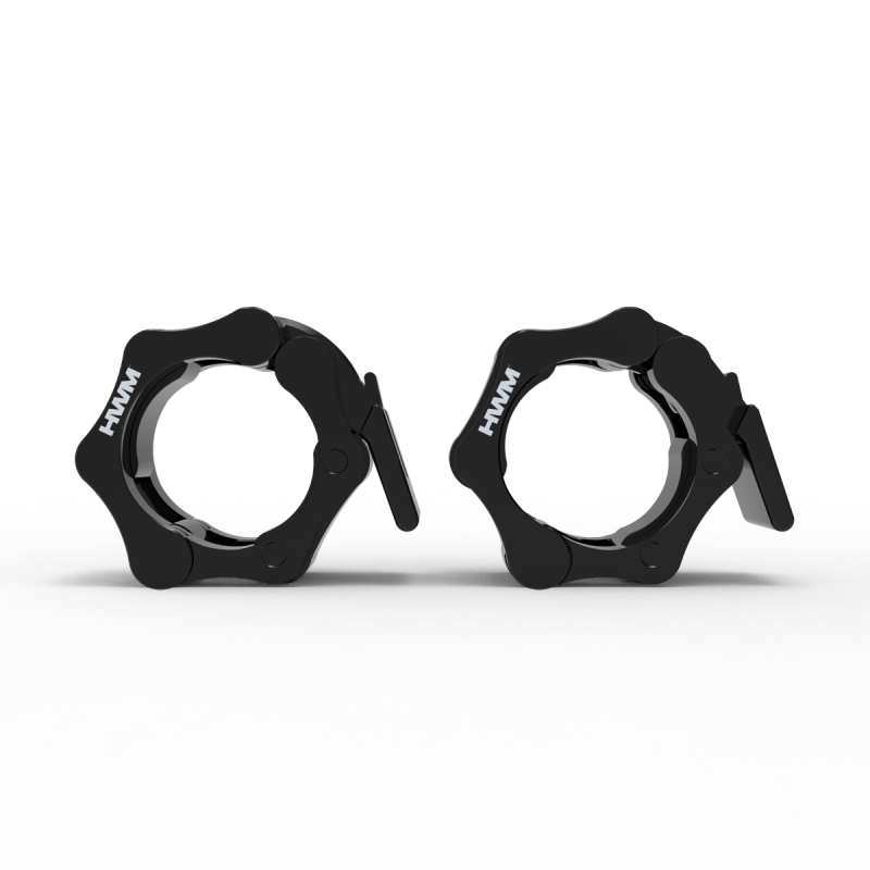 Par Collarines Olímpicos de PVC 50mm Negro / HWM® — vista 4