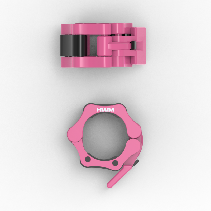 Par Collarines Olímpicos de PVC 50mm Rosado / HWM® — vista 5