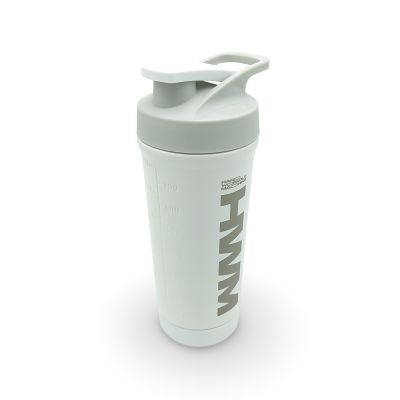 Botella Shaker Acero Inoxidable 800ml Blanco / HWM® — vista 3