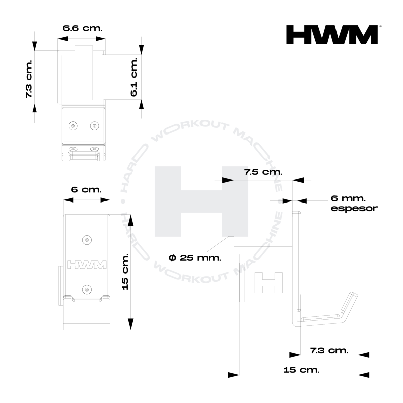 Par J-Cups Accesorio Alpha / HWM® — vista 6