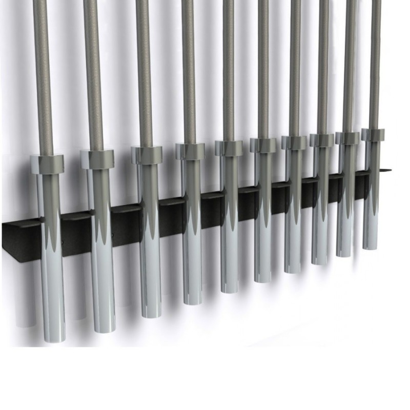 Rack de Almacenamiento Barra Olímpica 10pcs Vertical de Muro / HWM® — vista 3