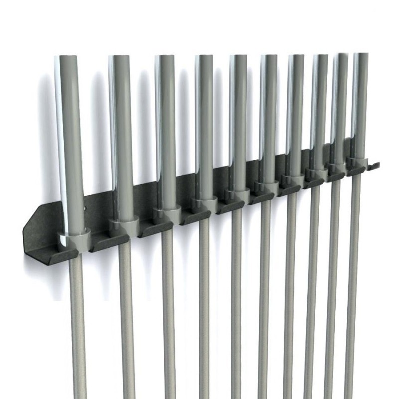 Rack de Almacenamiento Barra Olímpica 10pcs Vertical de Muro / HWM® — vista 4