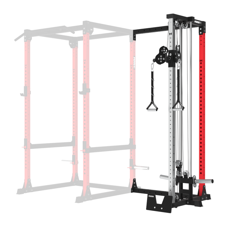 Polea Lateral Dual Accesorio Alpha / HWM® — vista 2