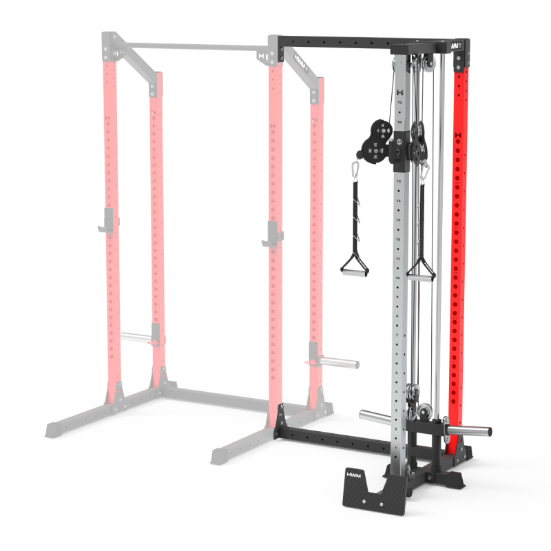 Polea Lateral Dual Accesorio Alpha / HWM® — vista 3