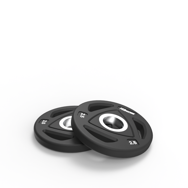 Par Discos Olímpicos Grip Rubber 2.5kg / PROmachine — vista 2