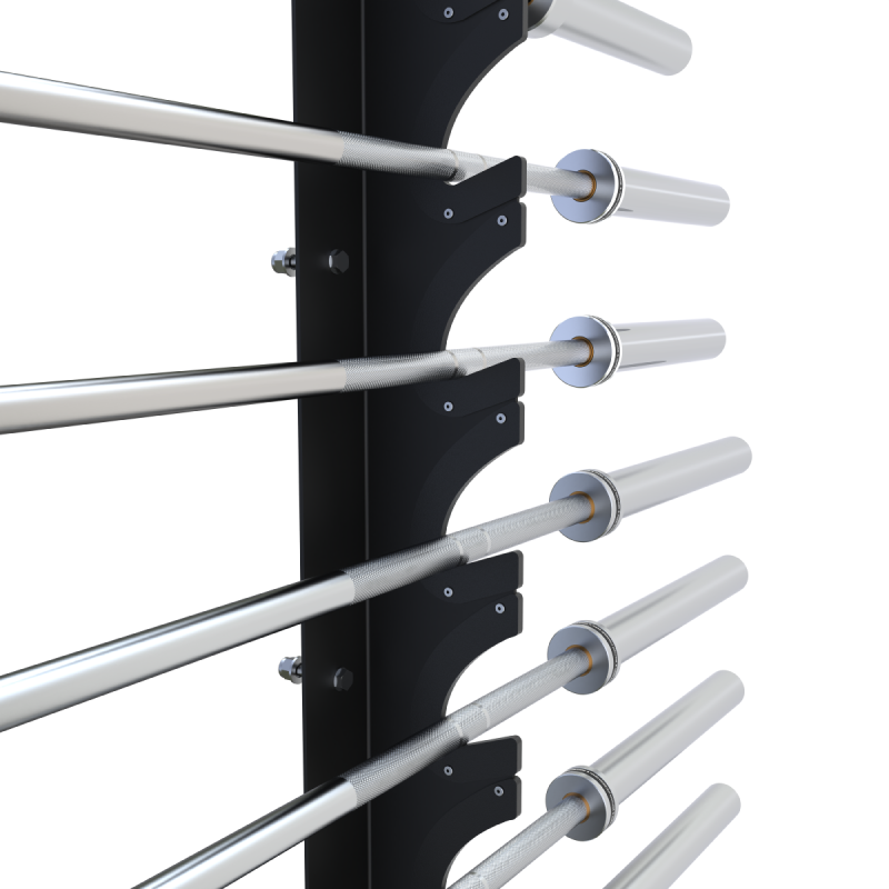 Rack de Almacenamiento Barra Olímpica 8pcs Horizontal de Muro / HWM® — vista 2