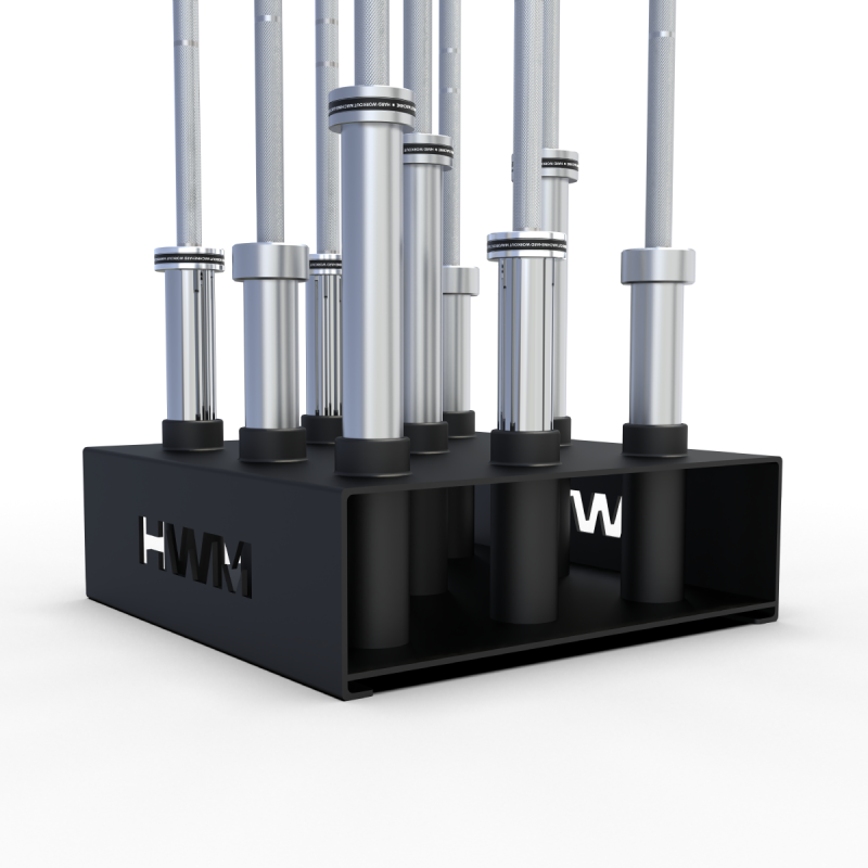 Rack de Almacenamiento Barra Olímpica 9pcs de Suelo / HWM® — vista 3