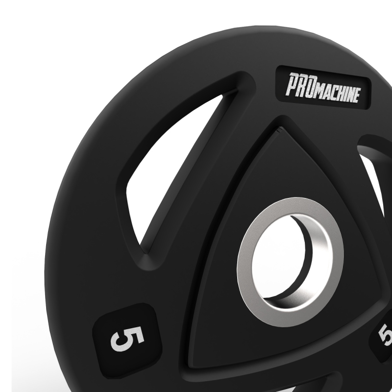 Par Discos Olímpicos Grip Rubber 5kg / PROmachine — vista 3