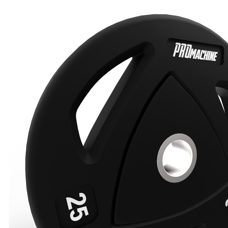 Par Discos Olímpicos Grip Rubber 25kg / PROmachine — vista 2