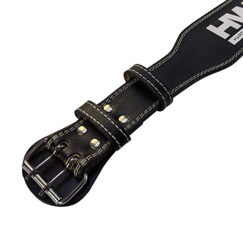 Cinturón de Levantamiento Black Leather / HWM — vista 4