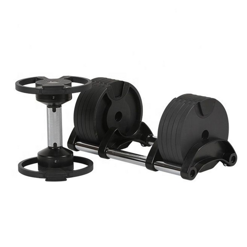 Mancuernas Ajustables 2 x 20kg + Rack / PROmachine — vista 5