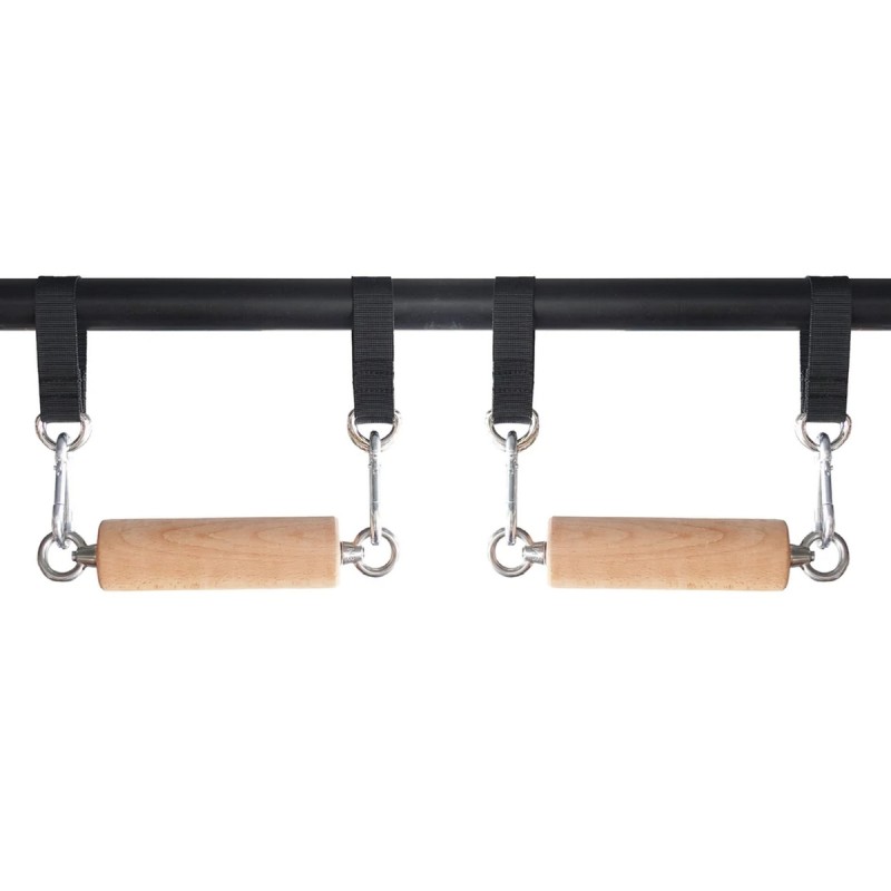 Par Agarres OCR Pull Up Bars de Madera 50mm / Araknido — vista 2