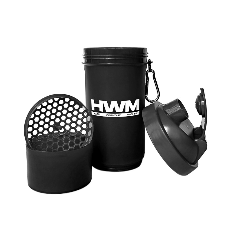 Shaker PVC 600ml Negro / HWM® — vista 2