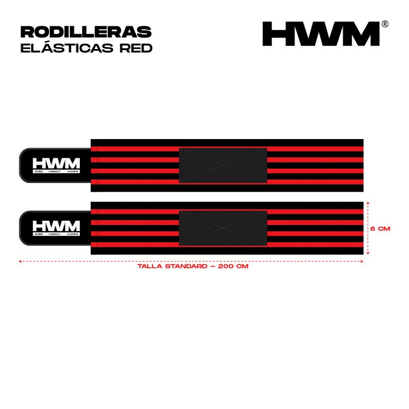 Par Rodilleras Elásticas Red / HWM® — vista 2